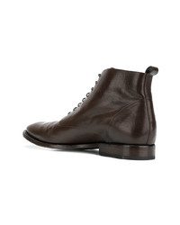 Мужские темно-коричневые кожаные классические ботинки от Buttero