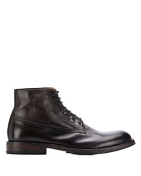 Мужские темно-коричневые кожаные классические ботинки от Pantanetti