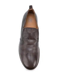 Мужские темно-коричневые кожаные лоферы от Moma