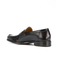 Мужские темно-коричневые кожаные лоферы от Doucal's