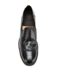 Мужские темно-коричневые кожаные лоферы от Officine Creative