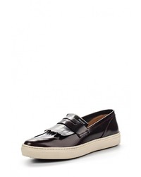 Женские темно-коричневые кожаные лоферы от GANT