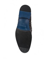 Мужские темно-коричневые кожаные лоферы от Just Couture