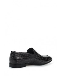 Мужские темно-коричневые кожаные лоферы от Just Couture