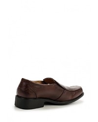 Мужские темно-коричневые кожаные лоферы от Moza-X