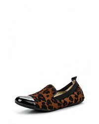 Женские темно-коричневые кожаные лоферы от Yosi Samra