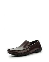 Мужские темно-коричневые кожаные мокасины от Valley