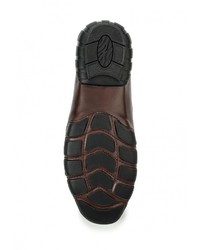 Мужские темно-коричневые кожаные мокасины от Valley