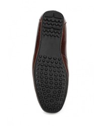 Мужские темно-коричневые кожаные мокасины от Valor Wolf