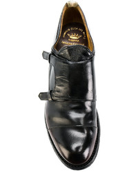 Темно-коричневые кожаные монки от Officine Creative