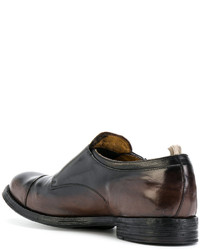 Темно-коричневые кожаные монки от Officine Creative