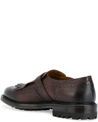 Темно-коричневые кожаные монки от Doucal's