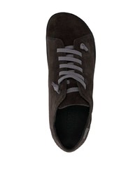 Мужские темно-коричневые кожаные низкие кеды от Camper