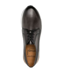 Мужские темно-коричневые кожаные низкие кеды от Magnanni