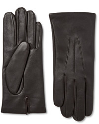 Мужские темно-коричневые кожаные перчатки от Dents