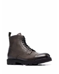 Мужские темно-коричневые кожаные повседневные ботинки от Doucal's