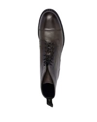 Мужские темно-коричневые кожаные повседневные ботинки от Doucal's