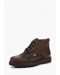 Мужские темно-коричневые кожаные повседневные ботинки от El Tempo