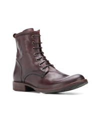 Мужские темно-коричневые кожаные повседневные ботинки от Fiorentini+Baker