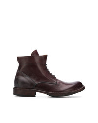 Мужские темно-коричневые кожаные повседневные ботинки от Fiorentini+Baker