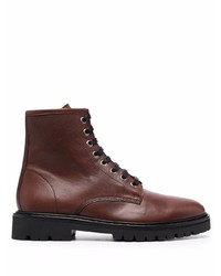 Мужские темно-коричневые кожаные повседневные ботинки от IRO