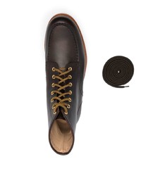 Мужские темно-коричневые кожаные повседневные ботинки от Scarosso