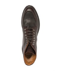 Мужские темно-коричневые кожаные повседневные ботинки от Eleventy
