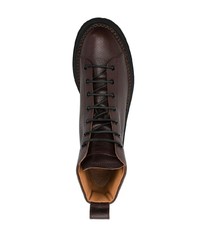 Мужские темно-коричневые кожаные повседневные ботинки от Buttero