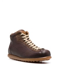 Мужские темно-коричневые кожаные повседневные ботинки от Camper