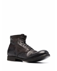 Мужские темно-коричневые кожаные повседневные ботинки от Premiata