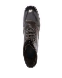 Мужские темно-коричневые кожаные повседневные ботинки от Premiata