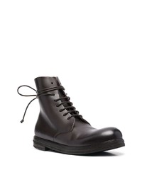 Мужские темно-коричневые кожаные повседневные ботинки от Marsèll