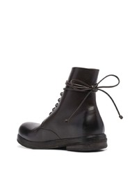 Мужские темно-коричневые кожаные повседневные ботинки от Marsèll