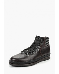 Мужские темно-коричневые кожаные повседневные ботинки от Matt Nawill