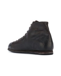 Мужские темно-коричневые кожаные повседневные ботинки от Measponte