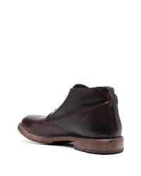 Мужские темно-коричневые кожаные повседневные ботинки от Moma