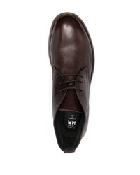 Мужские темно-коричневые кожаные повседневные ботинки от Moma