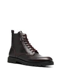 Мужские темно-коричневые кожаные повседневные ботинки от PS Paul Smith