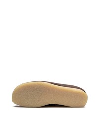 Мужские темно-коричневые кожаные повседневные ботинки от Clarks