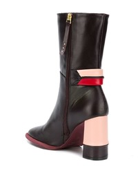 Темно-коричневые кожаные полусапоги от Paloma Barceló