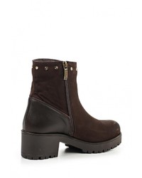 Темно-коричневые кожаные полусапоги от Dockers by Gerli