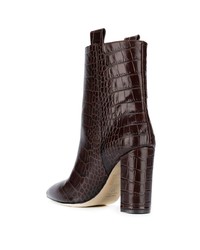 Темно-коричневые кожаные полусапоги от Paris Texas