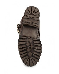 Темно-коричневые кожаные полусапоги от Kylie