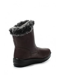 Темно-коричневые кожаные полусапоги от Renda