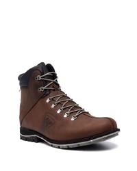 Мужские темно-коричневые кожаные рабочие ботинки от Rossignol