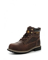 Мужские темно-коричневые кожаные рабочие ботинки от Airbox