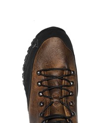 Мужские темно-коричневые кожаные рабочие ботинки от Roa