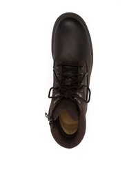 Мужские темно-коричневые кожаные рабочие ботинки от UGG