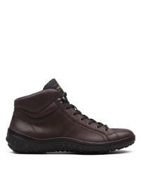 Мужские темно-коричневые кожаные рабочие ботинки от Car Shoe