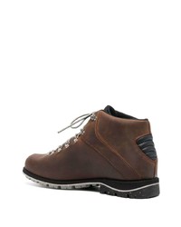 Мужские темно-коричневые кожаные рабочие ботинки от Rossignol